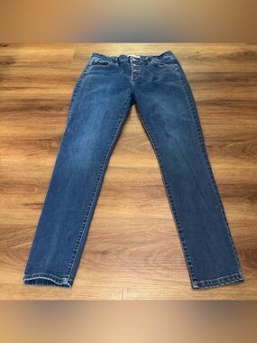 KanCan Women's Button Fly Jeans Mid-Rise Skinny Women's Size 15/31